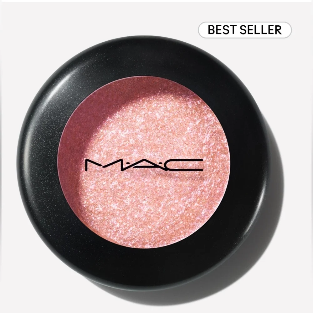 Mac Cosmetics Dazzleshadow Last Dance Peach Beige Pink Sparkles Brand New In Box
